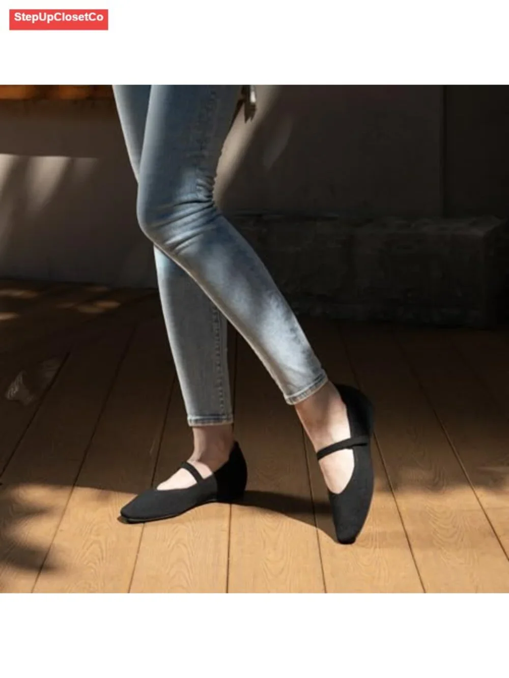 Women's Mary Jane Flats with Arch Support, Concealed 1